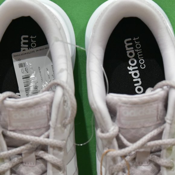 Adidas Womens CloudFoam Qt Racer Ice purple/white/light gray - Picture 7 of 11